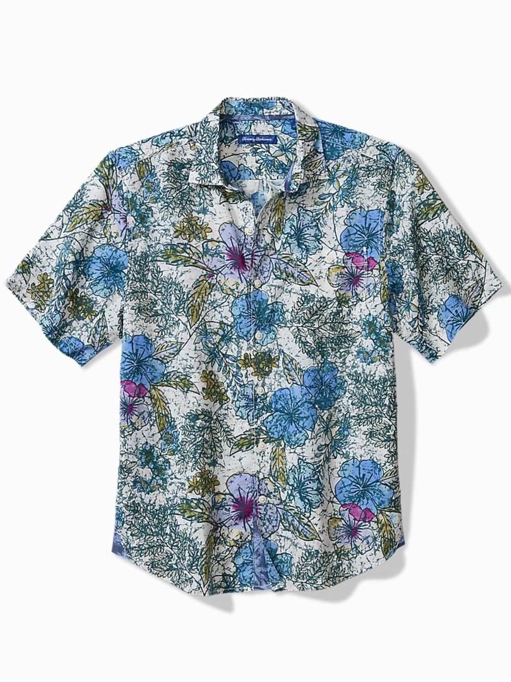 NWT Tommy Bahama Sand Linen Al Fresco Blooms Shirt